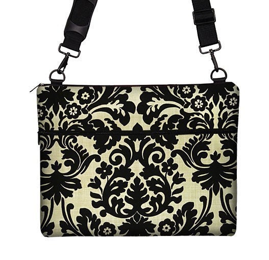 15 inch Laptop Bag for MacBook Pro 15" Case Sleeve Cover Mac Laptop Messenger Bag with Strap  - Essence Damask