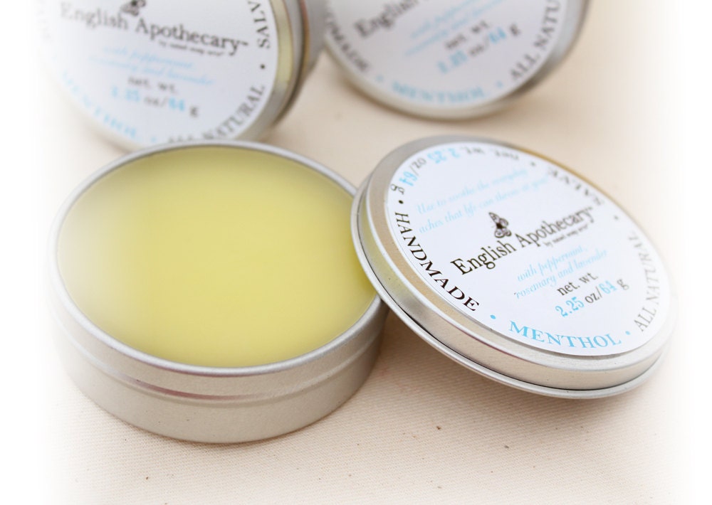 Menthol Salve with Peppermint, Rosemary and Lavender