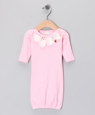 Custom size Boutique Baby layette wholesale gown shower pink fia first pictures