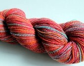 Circus Spins - Fingering/sport navajo 3-ply handspun yarn - Merino - 250 yards