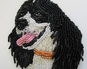 Custom Made Pet Beaded Brooch