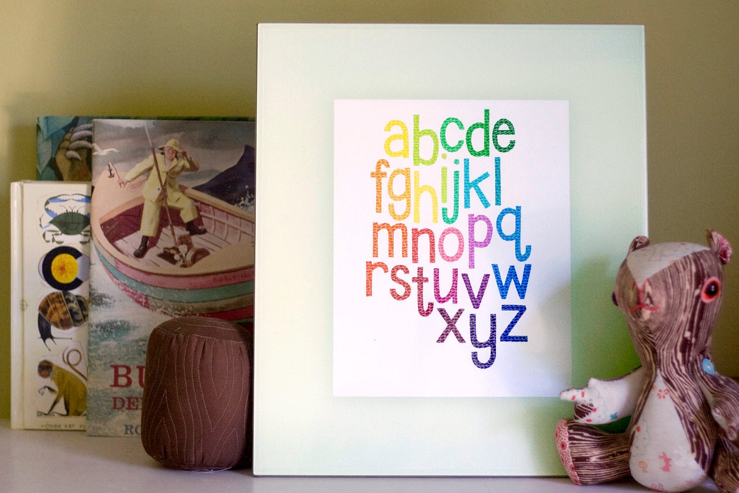The Happy Alphabet - Rainbow Wave 8 x 10