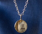 Czech Postage Stamp Necklace - Small