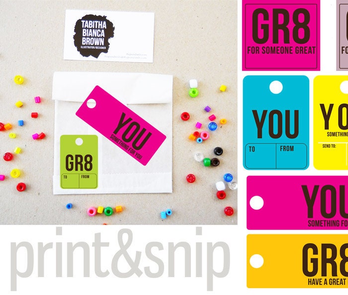 PrintableTravel Tag Label, Sticker, Decoration PDF File