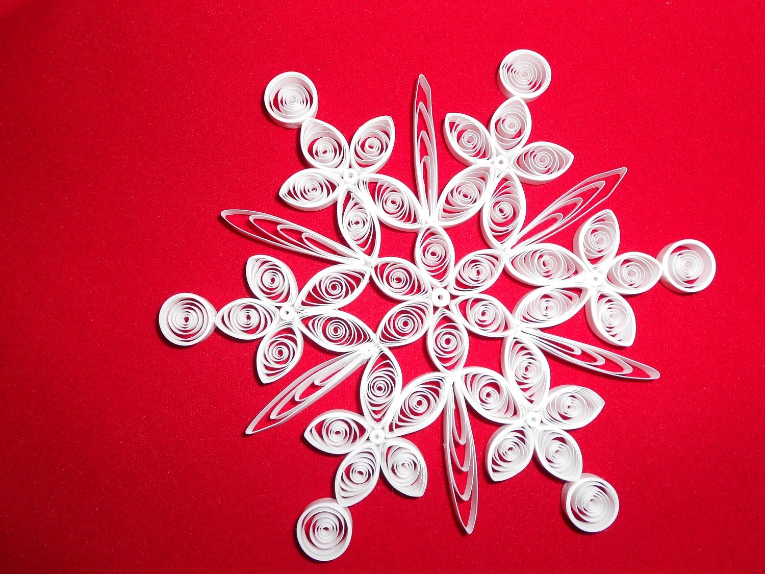 Quilled Snowflake Ornament Design for 2011