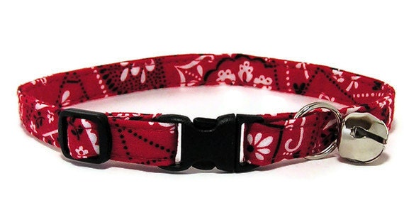 Cat Collar - Red Bandana
