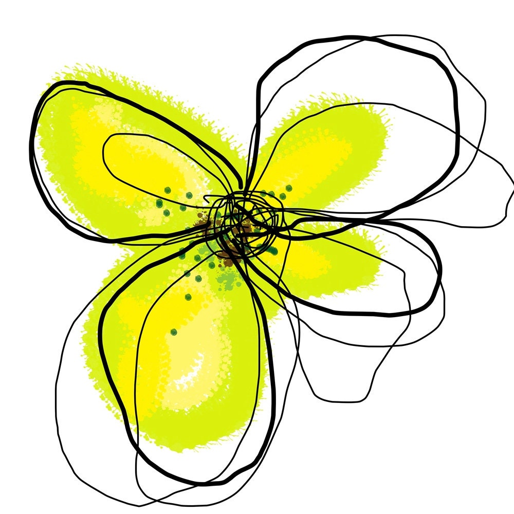 Yellow Petals Poster