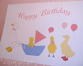 Little Duckling's Family - Birthday Card