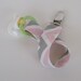 Pacifier - Toy - Soothie - Clip  - Pink Gray Chevron ZigZag - Zoom Zoom