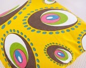 Retro Modern Pillow 18"x18" - Ovoid Explosion