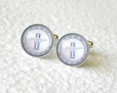 Ford Mustang Logo Men's Cufflink Set - Great cuff links for Father's Day gift for a car lover