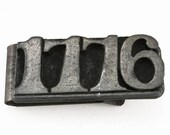 Bicentennial Pewter Vintage Money Clip