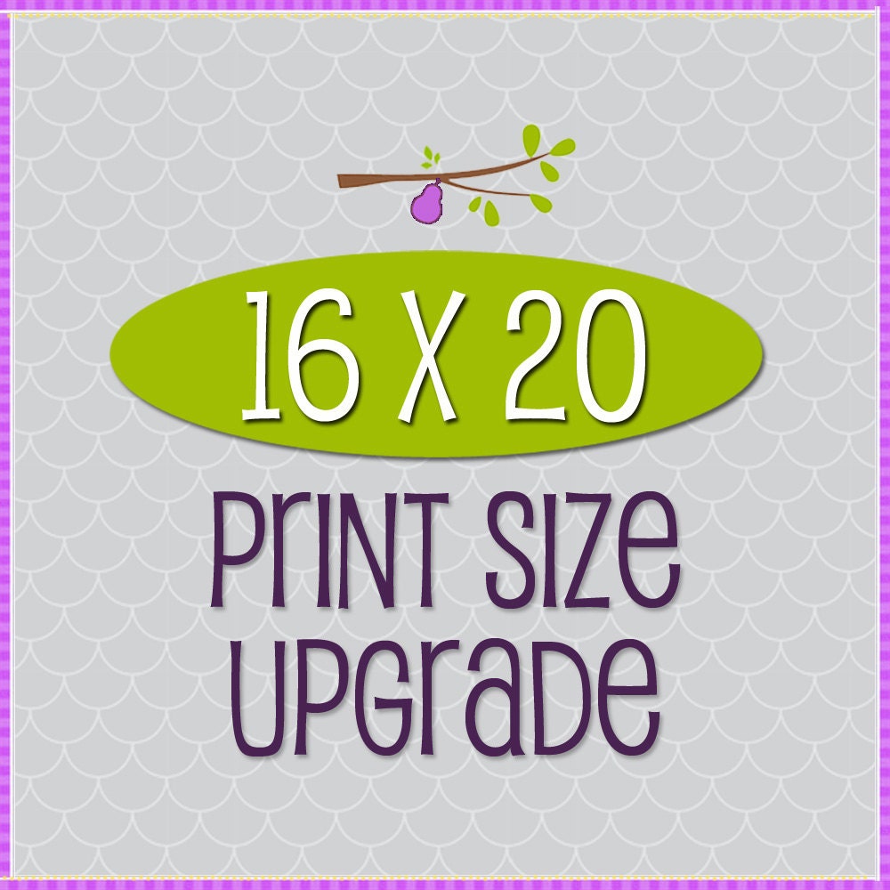 16 x 20 Print Upgrade