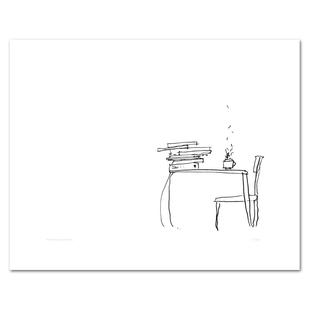 Letterpress Print - Perfect Sunday Morning - Original Illustration