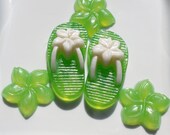 Plumeria Scented Flip Flop Soap Set