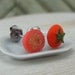Tiny Tomato - Studs / Post Earrings - ON SALE