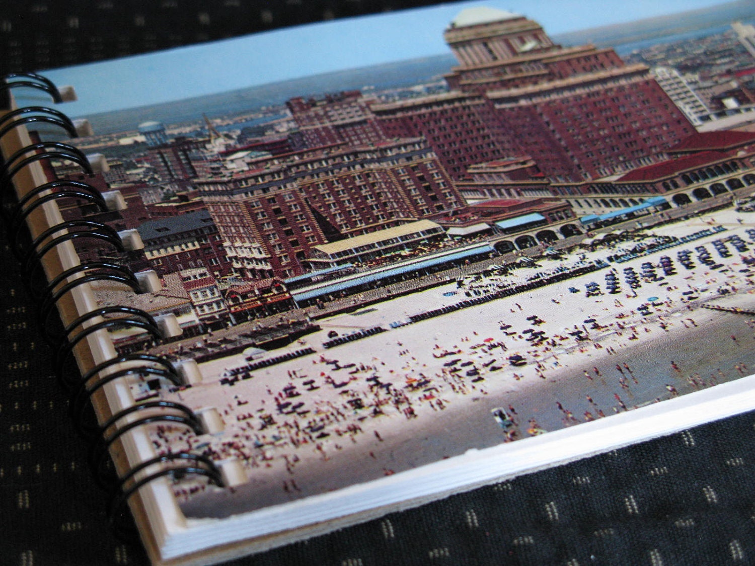 Atlantic City Hotel Vintage Postcard Notebook
