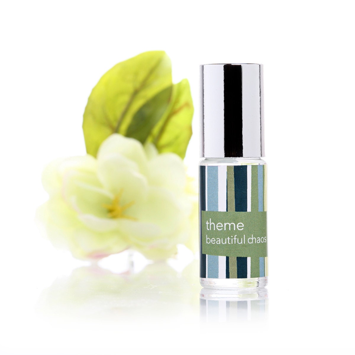 Fresh, Green floral woodland perfume - Beautiful Chaos tm perfume oil roll on. Natural perfume oil base   Gift
