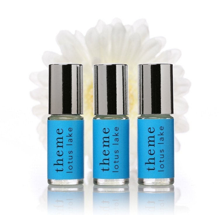 Lotus Lake perfume oil roll on - lotus floral tea perfume. As seen in Fast company.