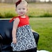 Sewing Pattern PDF - Baby Jumper Dress and Top Pattern with Big Sash Bow