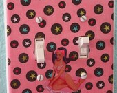 Alien Pinup Girl Light Switch Cover