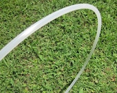 Clear Polypro Hoop CUSTOM 5/8" collapsible Natural polypro hula hoop pick your size FREE SANDING cheap fast shipping