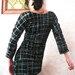 Changing Fate - iheartfink Handmade Hand Printed Plaid Reversible Long Top