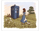 individual die cut Adventure in the Great, Wide Somewhere sticker