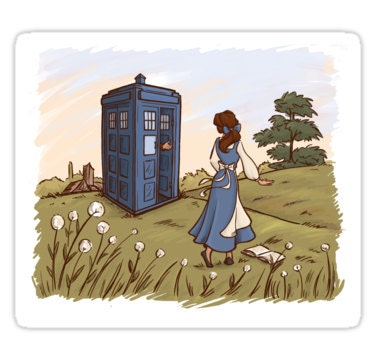 individual die cut Adventure in the Great, Wide Somewhere sticker