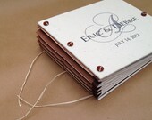 Monogram Wedding Guest Book Photo Album - Expandable - Custom Made for You