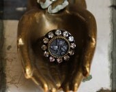 Vintage Victorian Button Ring