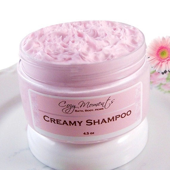 Pink Marshmallow scented Creamy Shampoo, Paraben Free (4.5 oz)