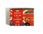 London Keep Calm and Carry On - Spiral Notebook (4 x 6)
