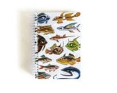 Tropical Fishes - Notebook Spiral Bound (4 x 6)