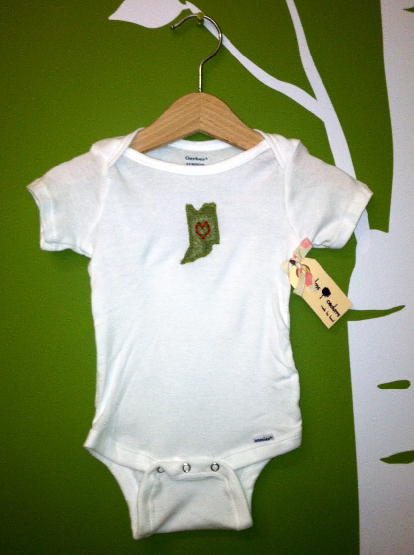 Hoosier Love Onesie (3-6 month)