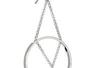 Inner Circle Earrings 101 in Sterling Silver