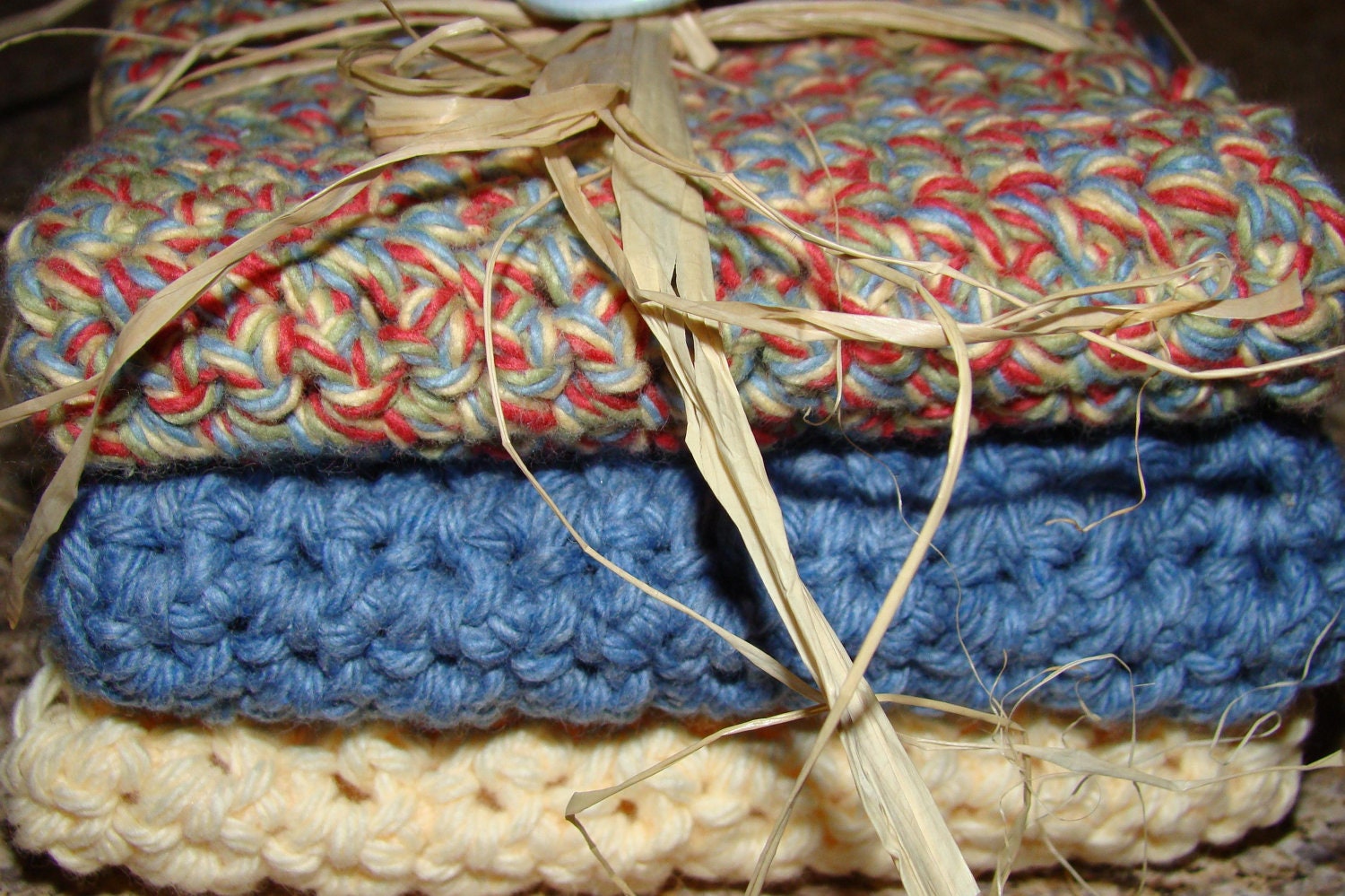 Country Mix Dish Cloths Set of 3