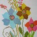 Vintage Dover Needlework Cross Stitch Book - Full Color Floral Designs