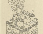 Octorok - print of legend of zelda illustration