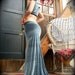 SMALL Ready To Wear Super Bootie Low Rise Mermaid Skirt in Charcoal.