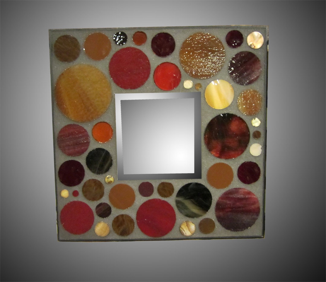 Mini Bubble Mosaic Mirror