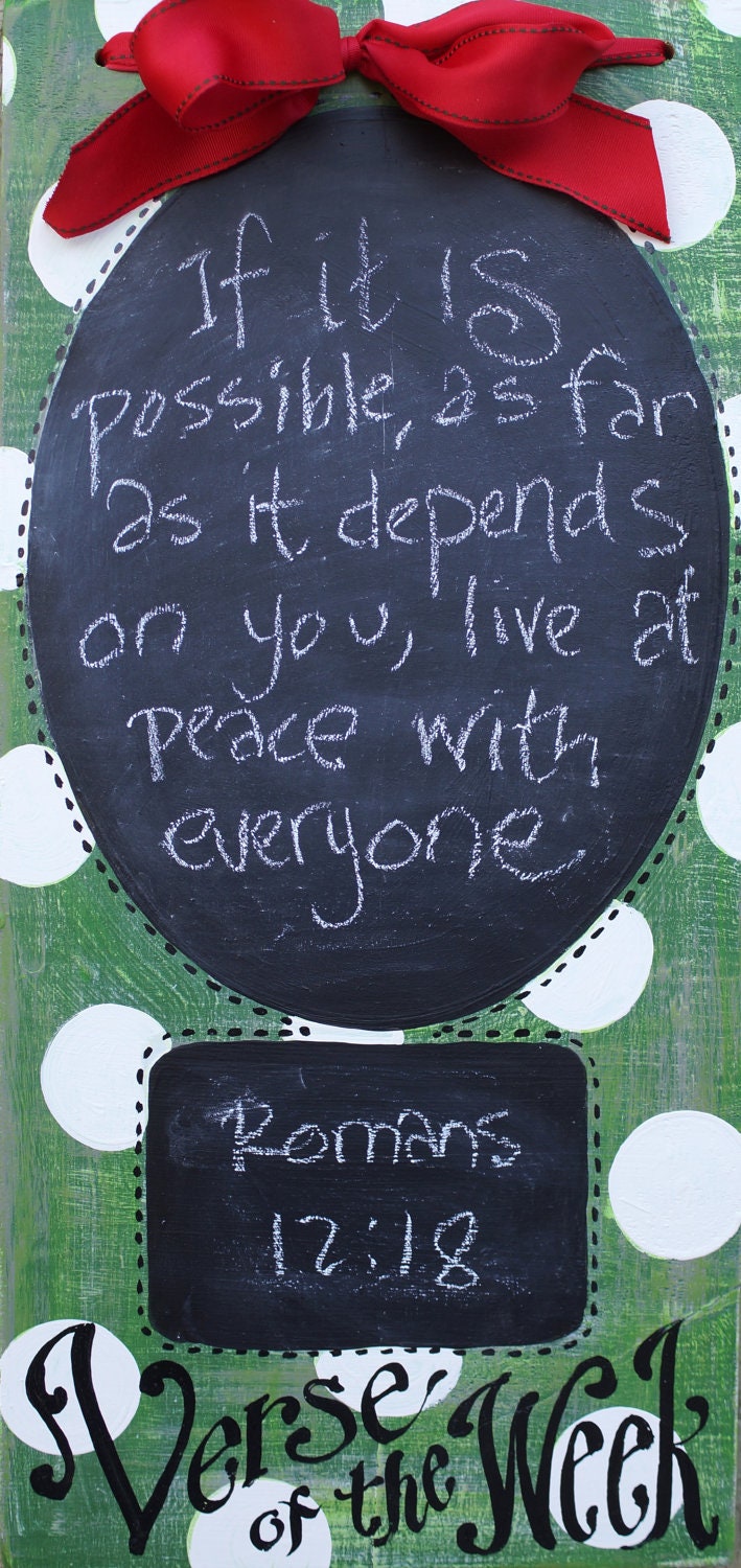 Verse of the Week Chalkboard Polkadot
