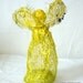 Yellow Orb Angel (posing with blue friend) Free USA Shipping