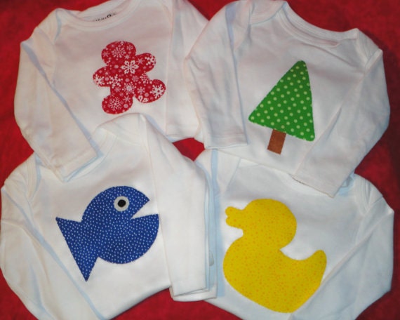 DIY Baby Shower..Make Your Own..ONESIE Party Pack..23 BabyTheme Applique Pdf TEMPLATE Patterns..Plus Easy To Follow Guest Directions