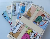 Slim Wallet- Airplane Safety Manual- Choose 1
