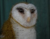 Barn owl...needle felted
