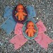 Velvet Kewpie Hair Bow Clip Accessory by Cutie Dynamite Lolita Party Pinup Alice Kawaii Cute