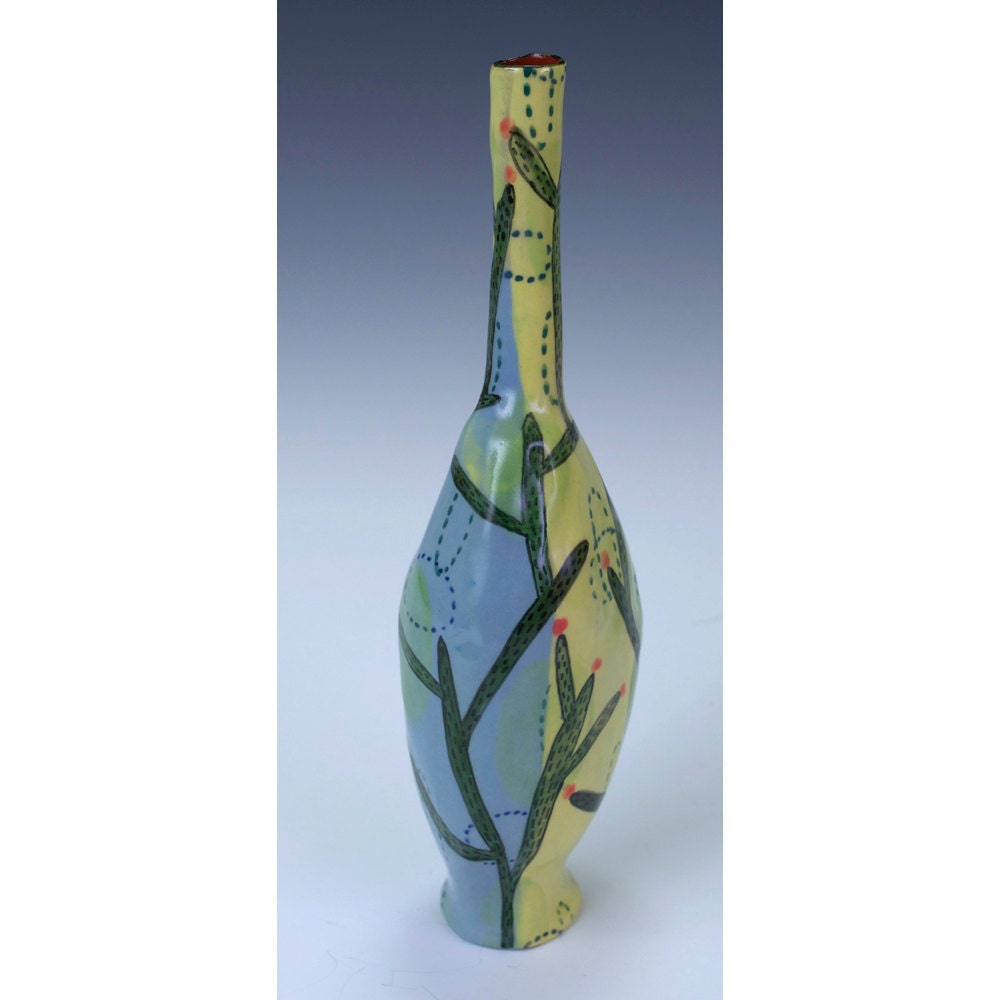 Tall And Slender Bud Vase.
