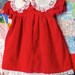 Red Velvet Dress 4T