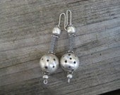 Sterling Silver Beaded Earrings